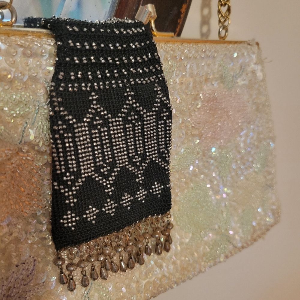 Vintage Miser's Purse Beggar's ~ Antique ? ~ Victorian ? ~ Pretty! - Picture 7 of 16